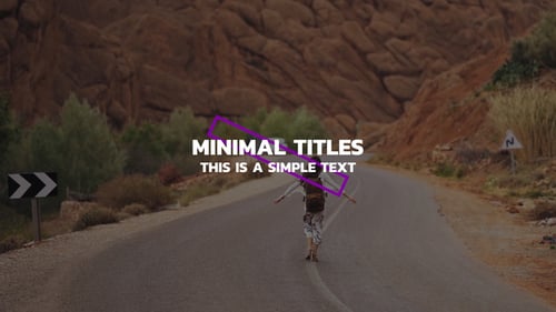 Minimal Titles 1.0 | DaVinci Resolve Macro