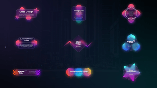 Glass Titles | Premiere Pro