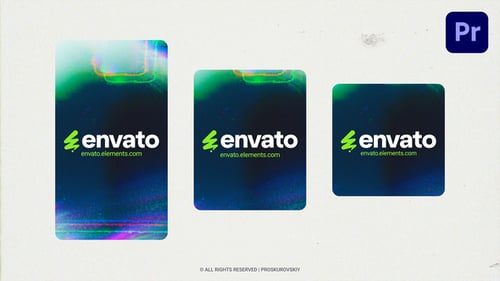 Digital Glitch Logo Reveal with Fast Distortion Effects