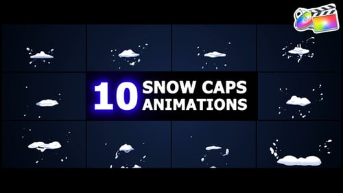 Snow Caps Animations | FCPX