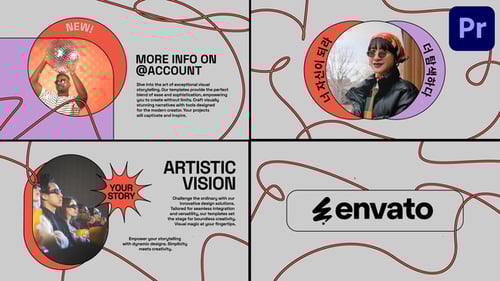 Diaporama Smooth Lines pour Premiere Pro