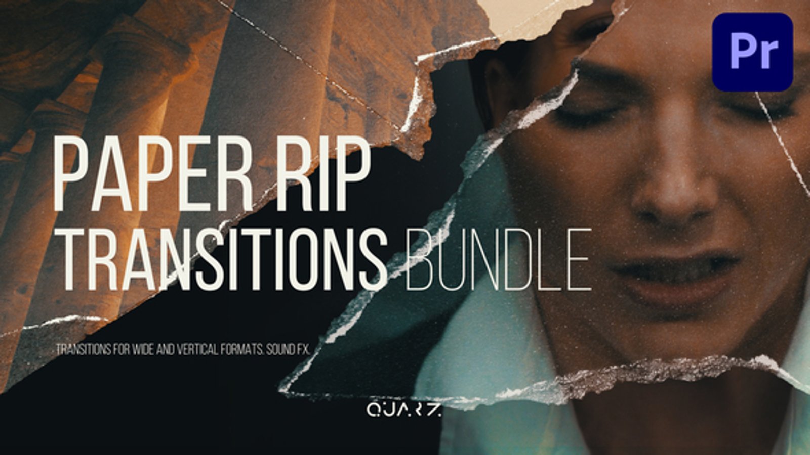 Paper Rip Transitions for Premiere Pro, Elements ft. video luts & paper ...