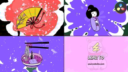 Japanese Morphing Logo for DaVinci Resolve