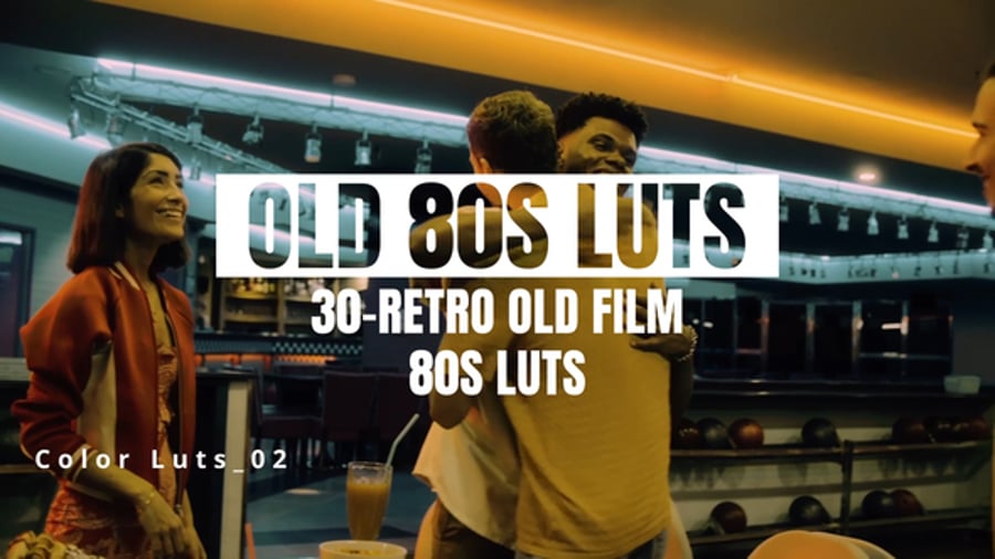Cover for Vintage Retro 80s Color LUTs