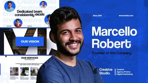 Modern Business Presentation Template with Dynamic Slides