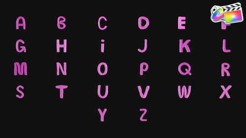 Plasticine Animated Typeface | FCPX