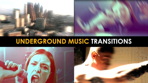 Underground Music Transitions | After Effects