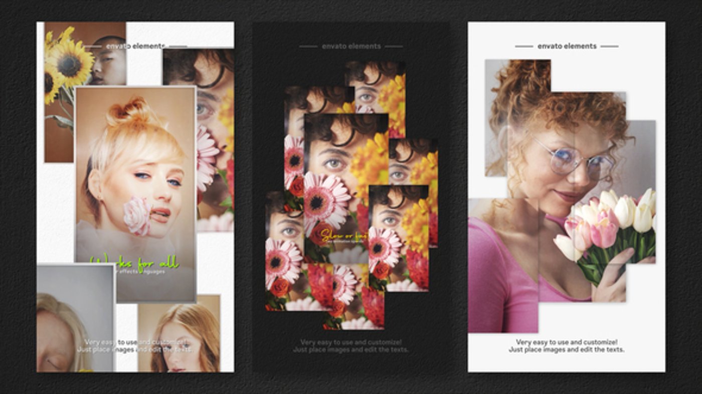 Dynamic Photo Collage Slideshow with Modern Transitions, Product Promo ...