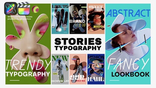 Dynamic Typography Video Templates for Social Media Stories