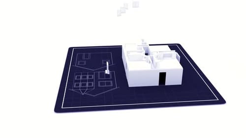House Home Build Plan Sketch Draft Layout