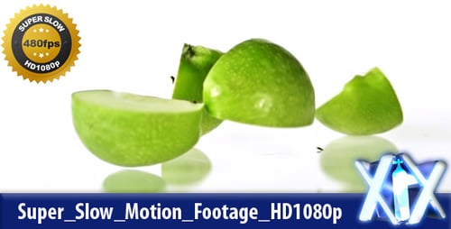 Apple Slices 480fps