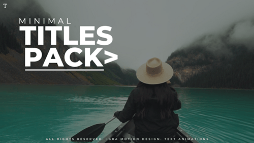 Modern Dynamic Text Title Animations Pack