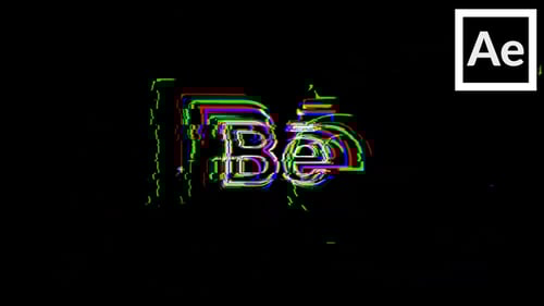 Glitch Logo Animation