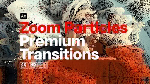 Dynamic Particle Zoom Transitions for Video Editing