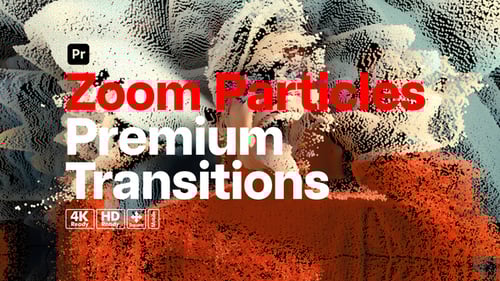 Dynamic Particle Zoom Transitions for Video Editing