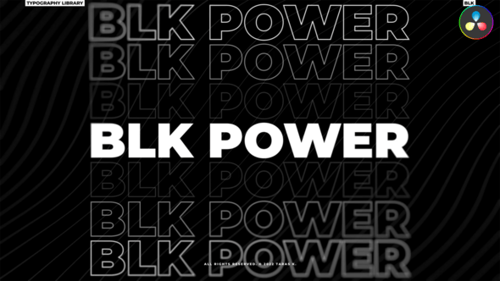 Black Bold Titles \ DR