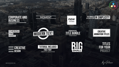 Modern Titles 4.0 - DR