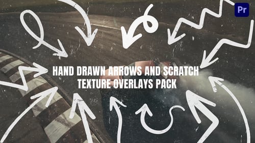 Hand Drawn Arrows and Scratch Overlays Pack | PP