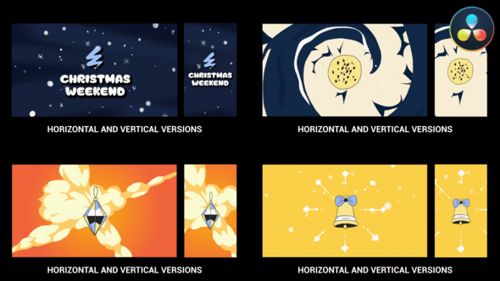 Christmas Morphing Logo | DaVinci Resolve