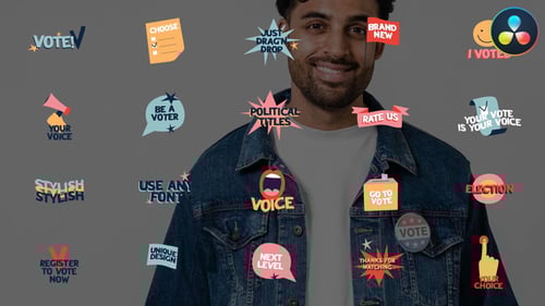 Political Titles for DaVinci Resolve