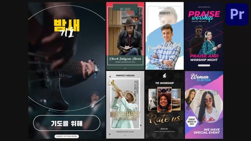 Church Instagram Stories | Premiere Pro MOGRT