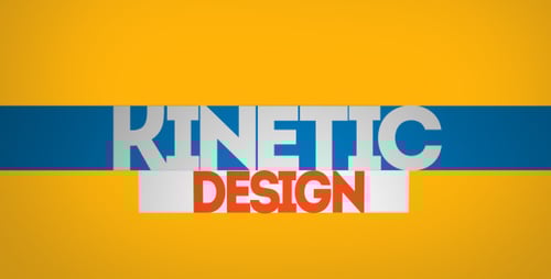 Bold Kinetic Typography and Geometric Motion Graphics Intro