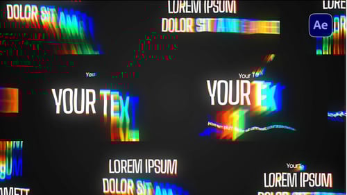 RGB Text Animation