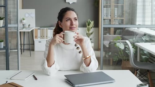 Femme d'affaires travaillant au lieu de travail