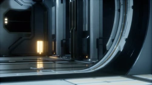 Sci-fi Tunnel or Spaceship Corridor