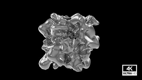 Abstract Silver Nugget V2