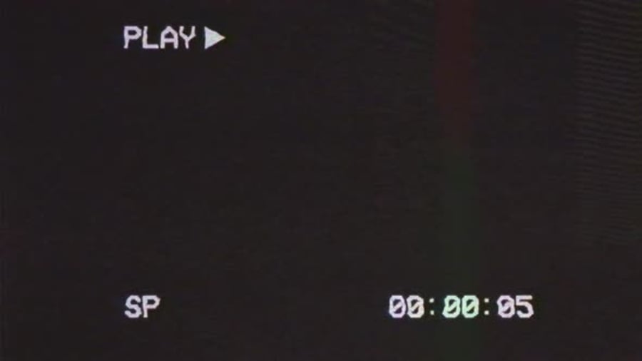 Retro VHS Playback Screen with Glitch and Timecode Overlay, Backgrounds ...