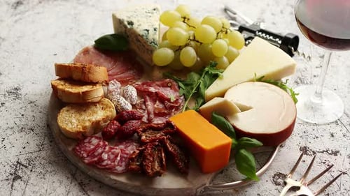 Assortment of Spanish Tapas or Italian Antipasti