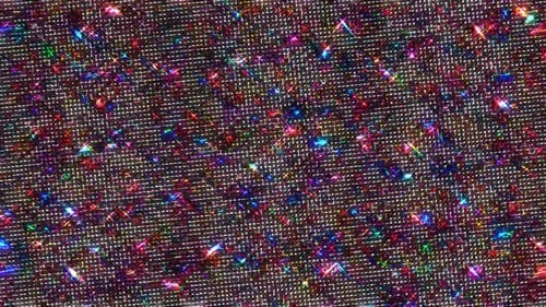 abstract lines shape colorful flashing light dots, black background