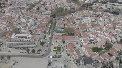Cascais Portugal city aerial view
