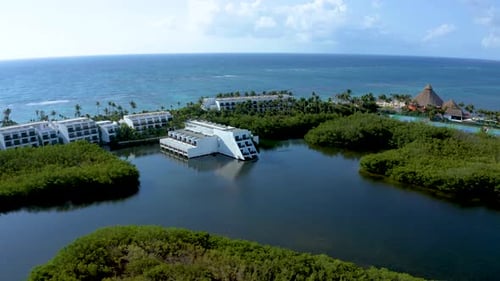Cancun Resort Aerial View