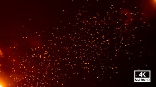 Fire Particles Ember Explosion V1