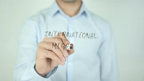 Writing International Migration with Marker Close-Up