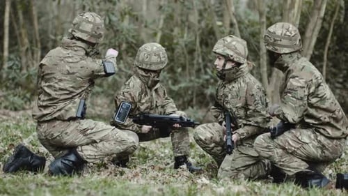 Ejercicio militar en Forrest