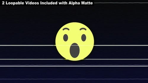 Digital Glitch Effect with Alpha Matte Loop