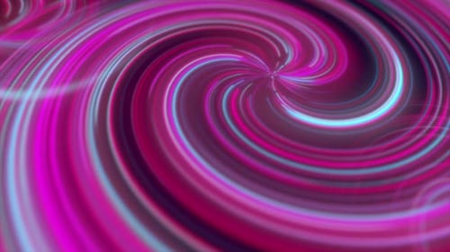 Hypnotic Neon Swirl Lines Loop Background