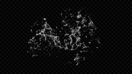 Dynamic Transparent Water Splash Reveal Animation