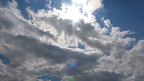 Softly Grey Clouds And Blue Sunny Sky 18