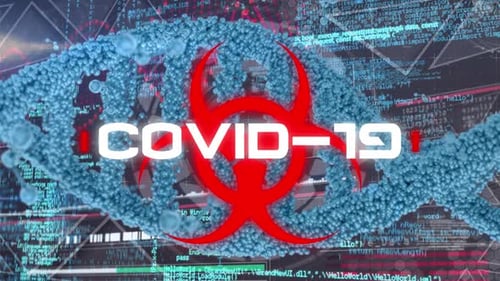 Coronavirus Covid19 concept animation