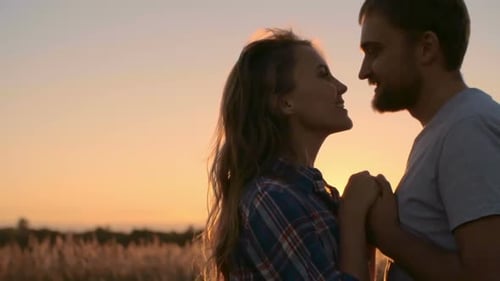Unforgettable Sunset Kiss