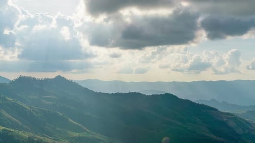 Mountain With Sunlight