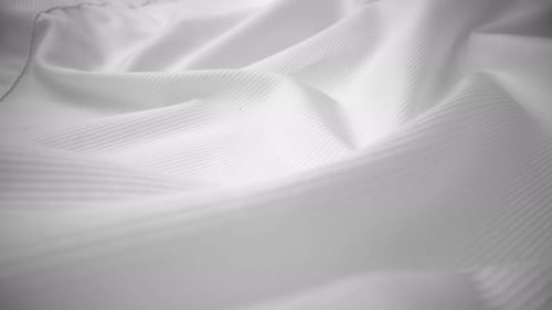 Shiny Flowing Cloth Texture Dolly Shot in Close Up View Macro Shot