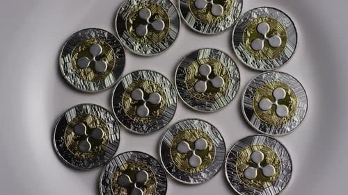 Plan rotatif de Ripple Bitcoins (cryptomonnaie numérique) - BITCOIN RIPPLE 0001