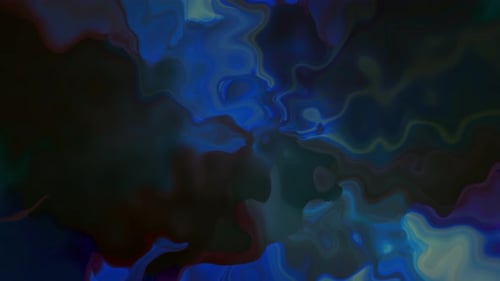 Aqua Black Blue color Abstract Background Holographic Liquid Animated