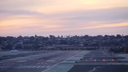 Flugzeug startet