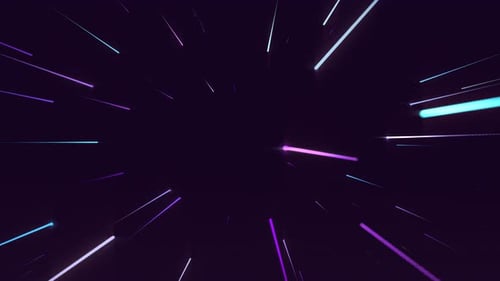 Abstract Colorful Light Streaks Animated Flow Seamless Loop 4K